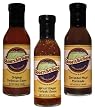 Granite Bay Farms Marinade and Grilling Sauce (3 Bottle) Collection in Wooden Gift Crate, 55-Ounce Total