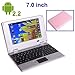 7" EPC PINK Laptop Notebook Netbook PC WiFi TONS of Apps and Games Flash Player by WOLVOL