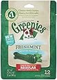 GREENIES Freshmint Dental Chews Regular Treats for Dogs - 12 oz.