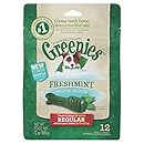 GREENIES Freshmint Dental Chews Regular Treats for Dogs - 12 oz.