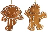 Review Kurt Adler  / Set of 2 Family Guy Brian & Stewie Gingerbread Cookie Christmas Ornaments