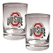 Ohio State Buckeyes NCAA 2pc Rocks Glass Set by Great American Products