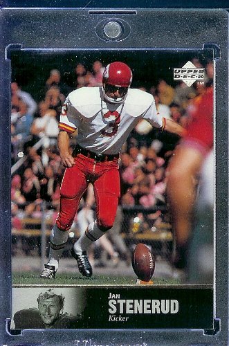 1997 Upper Deck Legends # 64 Jan Stenerud Kansas City Chiefs Football Card - Mint !!