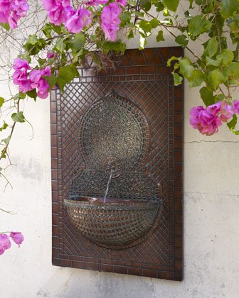Mosaic Wall Fountains: Mosaic Tile Wall Fountain