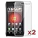 MYBAT MOTXT894LCDSCPRTW LCD Screen Protector for Motorola Droid 4 XT894 - Retail Packaging - Twin Pack
