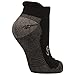Aetrex Copper Athletic Low Cut Sock, Black, Large