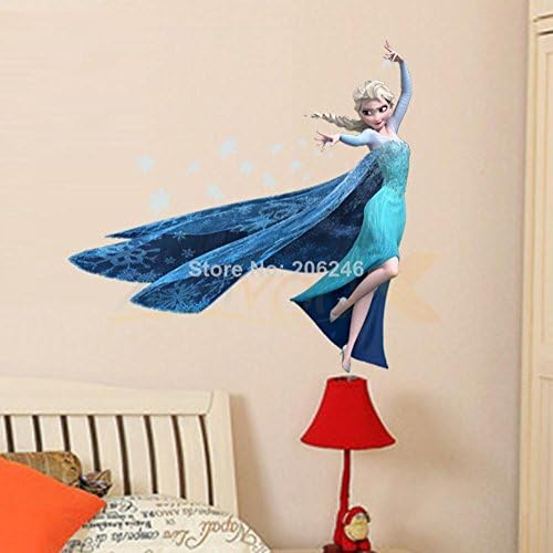 sticker wall decorative hot selling queen princess movie decals cartoon wall stickers kids room home decorations diy