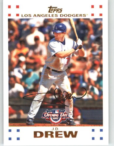 2007 Topps Opening Day #11 J.D. Drew - Boston Red Sox (Baseball Cards)