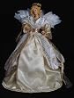 12" Winter's Beauty Striking Gold Angel Christmas Table Top Decoration