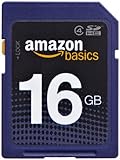 AmazonBasics 16 GB Class 4 SDHC Flash Memory Card