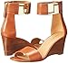 Nine West Women's Nicetime Leather Wedge Sandal
