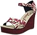 Skechers USA Women's Bomb Shell-Ikat Wedge Sandal