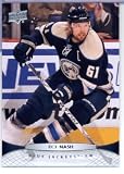 2011 /12 Upper Deck Hockey Card # 146 Rick Nash Columbus Blue Jackets In a Protective Screwdown Case!