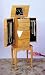 Jewelry : Oak Finish Queen Anne Style Jewelry Armoir with Inset Mirror