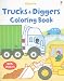Trucks & Diggers Coloring Book (Sticker Coloring Books)
