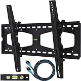 Cheetah Mounts APTMMB Wall Mount Bracket with Universal Tilt for 32-65 Flat Panel Plasma, LED, & LCD Displays