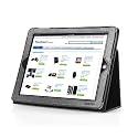 TeckNet&reg; New iPad 3 Premium Folio Case / Cover and Flip Stand For New Apple iPad 3rd Generation & iPad 2, With Magnetic Auto-Sleep - Black - Second Version