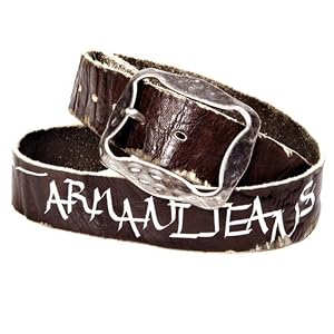 Armani jeans leather belt