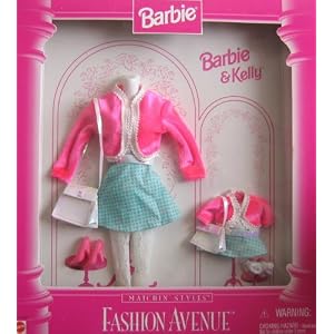 Barbie and Kelly Matchin' Styles Fashion Avenue Fashions Collection (1996) by 