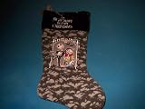 Nightmare Before Christmas Jack and Sally Bat Stocking