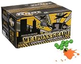 WPN Weapons Grade Paintballs - 2000 Rounds - Green Shell / Orange Fill