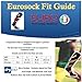 Eurosocks Patented Recovery Graduated Compression OTC Socks