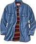 Woolrich Men's Fleece Lined Denim Shirt Jac, MUSTANG (Brown), Size M
