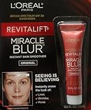 L'Oreal Paris Revitalift Miracle Blur Instant Skin Smoother Finishing Cream with Broad Spectrum SPF 30 Sunscreen .5 Oz (15 mL)