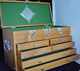 6 Drawer Hobby Machinists Wooden Tool Box
