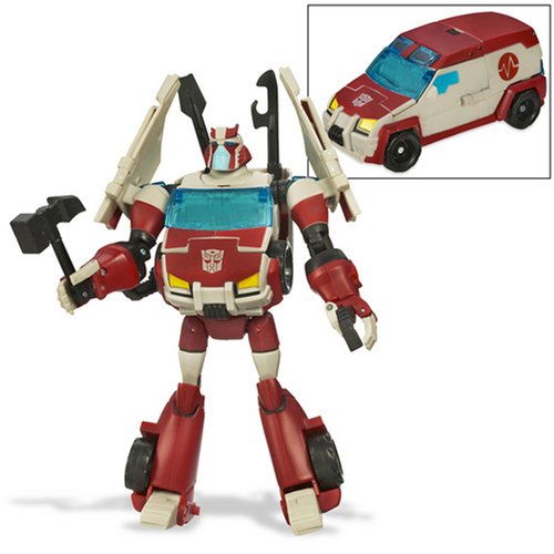 51h2NVYf7wL Transformers Animated Deluxe Action Figure   Autobot Ratchet with Interchangeable Arm Tools