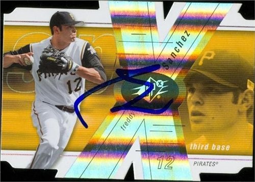 Freddy Sanchez Autographed/Hand Signed MLB Baseball Card (Pittsburgh Pirates) 2007 Upper Deck SPX #8