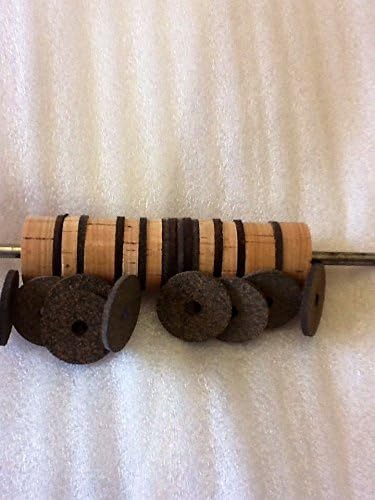 Cork Rings Rubberized Inlay rings 1/8" Thick, 16 rings