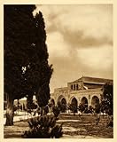 1925 Al-Aqsa Mosque Jerusalem Holy Islamic Architecture - Original Photogravure