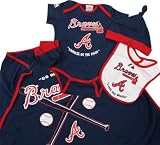 Atlanta Braves Newborn 5 Piece Gift Set