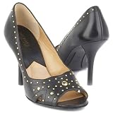 Michael by Michael Kors Horton Open Toe Pump Black heeled