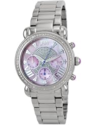 JBW Womens JB-6210-F "Victory" Pink Stainless Steel Diamond Watch