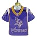 Minnesota Vikings Laser Jersey Ornament With Team Logo