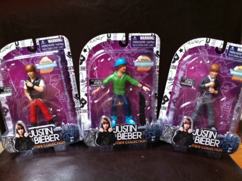 Justin Bieber 5-inch Mini Collection Doll All 3 Figure Set