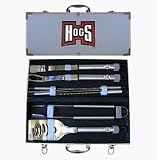 Arkansas Razorbacks 8 Piece BBQ Set With Case