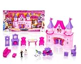 Cheap Kids Authority Victorian Castle Dollhouse   Musical Castle playset with princess and furnitures