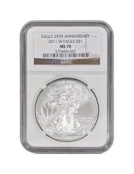 Single Detail Page Misc: Burnished 25th Anniversary 2011 W Eagle NGC MS 70