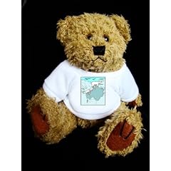 Teddy Bear mit T-Shirt mit der Grafik: Polar, Walking, Eis, Mutter, Cub, B�r