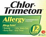 Chlor-Trimeton CTM Allergy,12 Hour, 24-Tablets