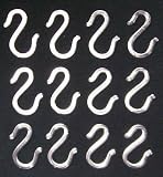 12 CLEAR PLASTIC PUNCH BOWL CUP S HOOKS HANGERS