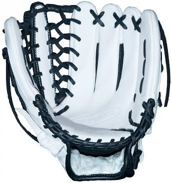 PJV1275 White Leather with Black Mesh Back - 12.75 Inch