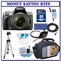 Sony Alpha A330 Digital SLR with 18-55mm Lens (DSLR-A330L) + Transcend 8GB SDHC Secure Digital Memory Card + Heavy Duty Pro Series Tripod + Willoughbys 55mm UV Protective Starter Kit