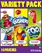 Betty Crocker Variety Pack, Gushers, Fruit Roll-Ups, Fruit By The Foot  (Flavors May Vary), 16-Count Pouches (Pack of 3)