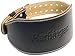 Harbinger Padded Leather Contoured Weightlifting Belt with Suede Lining and Steel Roller Buckle, 6-Inch