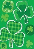 Lucky Clovers Garden Flag