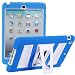 i-Blason ArmorBox Stand Series For Apple iPad Mini 7.9 Inch 2 Layer Convertible Hybrid Kids Friendly Protection Kick Stand Case (Multi Color) – Blue / White